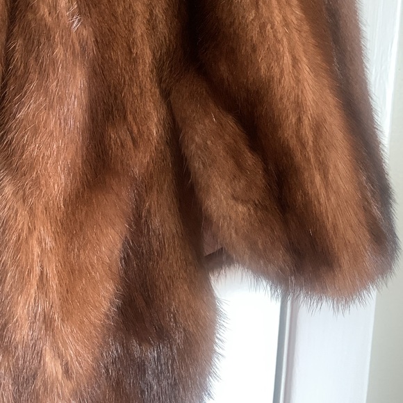 Vintage Genuine Fur Brown Stole - Picture 4 of 10